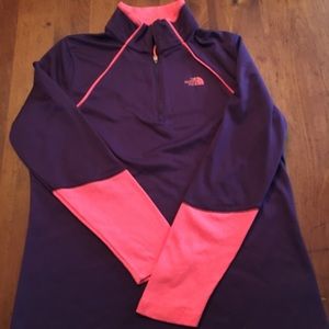 North Face quarter zip pullover